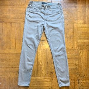 Aeropostale Khaki, Tan denim high waisted jeggings size 6